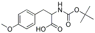 2-[(tert-butoxycarbonyl)amino]-3-(4-methoxyphenyl)propanoic acid 结构式