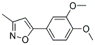 5-(3,4-dimethoxyphenyl)-3-methylisoxazole 结构式