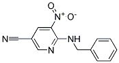 6-Benzylamino-5-nitro-nicotinonitrile 结构式