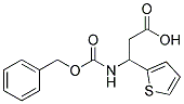 3-{[(benzyloxy)carbonyl]amino}-3-thiophen-2-ylpropanoic acid 结构式