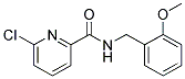 6-Chloro-pyridine-2-carboxylic acid 2-methoxy-benzylamide 结构式