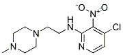 (4-Chloro-3-nitro-pyridin-2-yl)-[2-(4-methyl-piperazin-1-yl)-ethyl]-amine 结构式