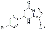 5-(5-bromopyridin-2-yl)-3-cyclopropylpyrazolo[1,5-a]pyrimidin-7(4H)-one 结构式