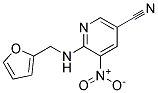 6-[(Furan-2-ylmethyl)-amino]-5-nitro-nicotinonitrile 结构式