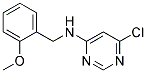 (6-Chloro-pyrimidin-4-yl)-(2-methoxy-benzyl)-amine 结构式