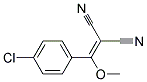 [(4-chlorophenyl)(methoxy)methylidene]propanedinitrile 结构式