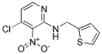 (4-Chloro-3-nitro-pyridin-2-yl)-thiophen-2-ylmethyl-amine 结构式