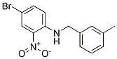 (4-Bromo-2-nitro-phenyl)-(3-methyl-benzyl)-amine 结构式
