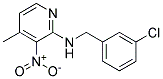 (3-Chloro-benzyl)-(4-methyl-3-nitro-pyridin-2-yl)-amine 结构式