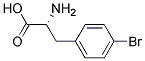 (2R)-2-amino-3-(4-bromophenyl)propanoic acid 结构式