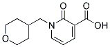 2-oxo-1-(tetrahydro-2H-pyran-4-ylmethyl)-1,2-dihydropyridine-3-carboxylic acid 结构式