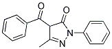 4-BENZOYL-3-METHYL-1-PHENYL-2-PYRAZOLINE-5-ONE 结构式