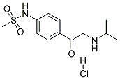 4-(2-Isopropylamineacetyl) Methylsulfonyl Aniline HCl 结构式