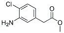 Methyl 3-Amino-4-Chloro Phenylacetic Acid 结构式