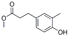 beta-(4-Hydroxy-3-Methylphenyl)Propionic Acid Methyl Ester 结构式