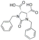 cis-1,3-Dibenzyl-2-Oxo-Imiodazolidine-4,5-Dicarboxylic Acid 结构式