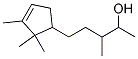 5-(2,2,3-Trimethylcyclopent-3-en-1-yl)-3-methylpentan-2-ol 结构式