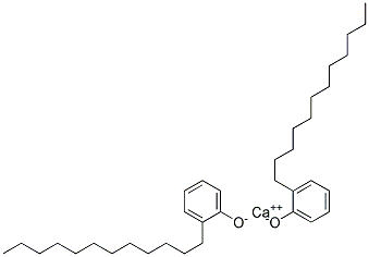 Dodecylphenol, calcium salt 结构式