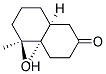 (4AA,5A,8AA)-5-HYDROXY-4A,5-DIMETHYLOCTAHYDRO-2(1H)-NAPHTHALENONE 结构式