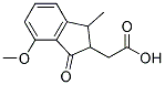 (4-METHOXY-1-METHYL-3-OXO-2-INDANYL)ACETICACID 结构式