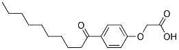 (P-DECANOYLPHENOXY)ACETICACID 结构式