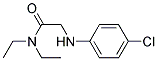 2-(P-CHLOROANILINO)-N,N-DIETHYLACETAMIDE 结构式