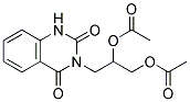 3-(2,3-DIACETOXYPROPYL)-2,4(1H,3H)-QUINAZOLINEDIONE 结构式