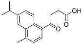 4-(6-ISOPROPYL-4-METHYL-1-NAPHTHYL)-4-OXOBUTYRICACID 结构式