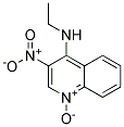 4-Ethylamino-3-nitroquinoline1-oxide 结构式