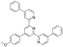 4'-(P-METHOXYPHENYL)-4,4''-DIPHENYL-2,2':6',2''-TERPYRIDINE 结构式