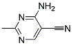 4-AMINO-2-METHYL-5-PYRIMIDINECARBONITRILE 结构式