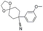 8-(M-METHOXYPHENYL)-1,4-DIOXASPIRO(4.5)DECANE-8-CARBONITRILE 结构式