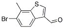 6-BROMO-7-METHYLBENZO(B)THIOPHENE-3-CARBALDEHYDE 结构式