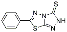 6-PHENYL-1,2,4-TRIAZOLO(3,4-B)(1,3,4)THIADIAZOLE-3(2H)-THIONE 结构式