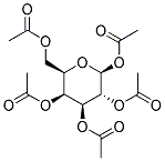 B-D-GALACTOPYRANOSEPENTAACETATE 结构式