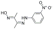 BIACETYLMONO((M-NITROPHENYL)HYDRAZONE)MONOOXIME 结构式