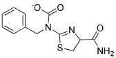 Benzyl(4-carbamoyl-2-thiazolin-2-yl)carbamate 结构式