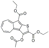 DIETHYL3-ACETOXYAZULENO(2,1-B)THIOPHENE-2,9-DICARBOXYLATE 结构式
