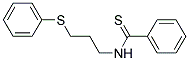 N-(3-(PHENYLTHIO)PROPYL)THIOBENZAMIDE 结构式