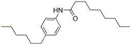 N-(P-HEXYLPHENYL)NONANAMIDE 结构式