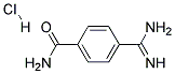 P-AMIDINOBENZAMIDEHYDROCHLORIDE 结构式