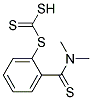 N,N-DIMETHYLTHIOCARBAMOYLPHENYLTRITHIOCARBONATE 结构式