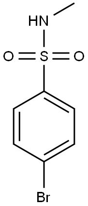 N-METHYL-P-BROMOBENZENESULFONAMIDE 结构式