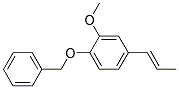 trans-1-Benzyloxy-2-methoxy-4-(1-propenyl)benzene 结构式