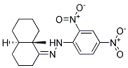 TRANS-8A-METHYLOCTAHYDRO-1(2H)-NAPHTHALENONE2,4-DINITROPHENYLHYDRAZONE 结构式