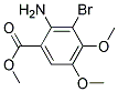 Methyl3-Bromo-4,5-dimethoxyanthranilate 结构式
