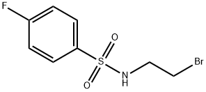 N-(2-溴乙基)-4-氟苯磺酰胺 结构式