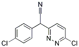 (4-Chlorophenyl)-(6-chloropyridazin-3-yl)-acetonitrile 结构式