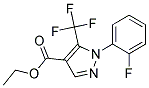 Ethyl1-(2-Fluoro-phenyl)-5-trifluoromethyl-1H-pyrazole-4-carboxylate 结构式