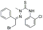 N1-(2-Chlorophenyl)-2-(2-bromo-1-phenylethylidene)-1-methylhydrzine-1-carbothioamide 结构式